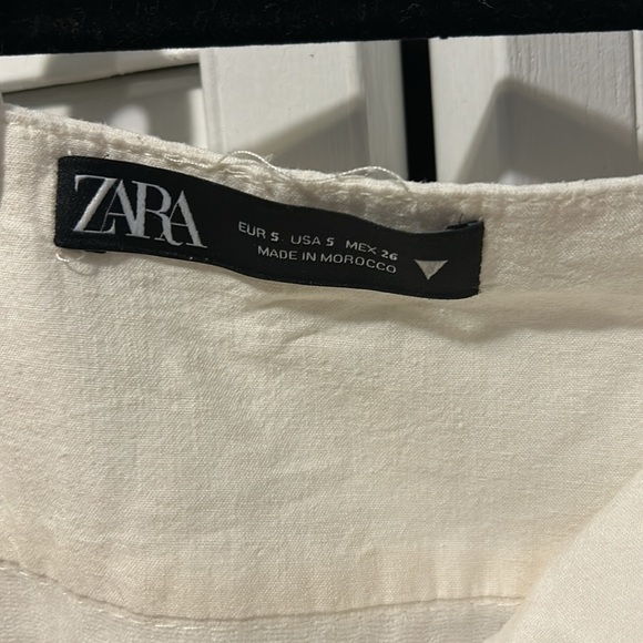Zara wrap tie skirt | Ivory - Picture 4 of 7